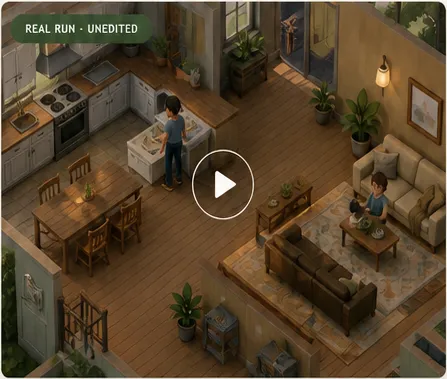 Concept layout for a future SimDwell gameplay recording